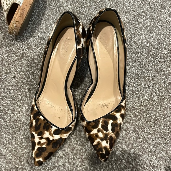 J Crew Leopard Heel - Picture 1 of 4